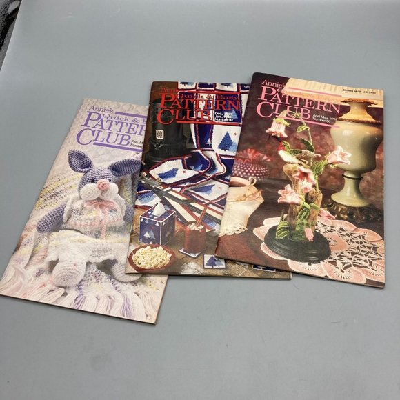 Vintage Annie's Pattern Club Magazine Lot, Quick and Easy Crafting Fun, 1990s - Picture 2 of 8